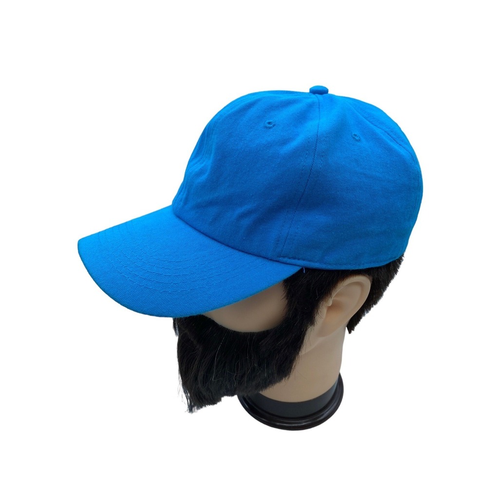 Blue Adjustable Baseball Cap Solid Plain‎ Hat Adult Unisex Casual Classic